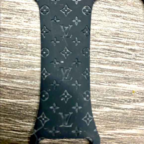 Neoprene Laser Imprint Apple Watch Band in Black - Picture 4 of 8